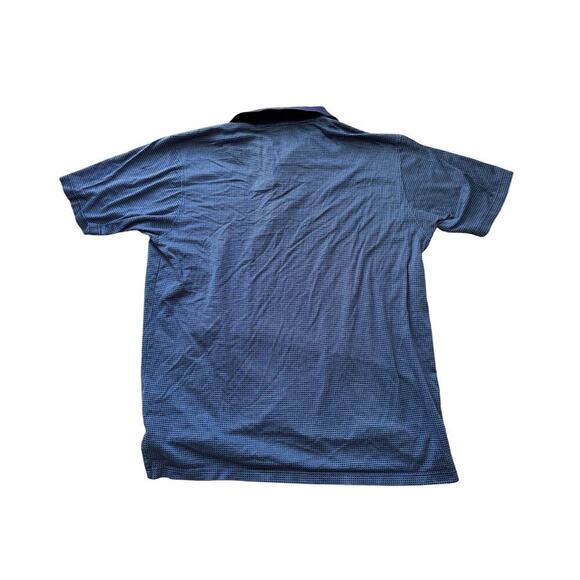 Peter Millar 100% cotton, short sleeve collared shirt, size XL, Blue pattern - Picture 2 of 8